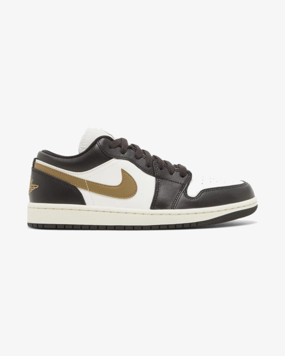 Product photo assigned to Air Jordan 1 Low, Shadow Brown colorway.