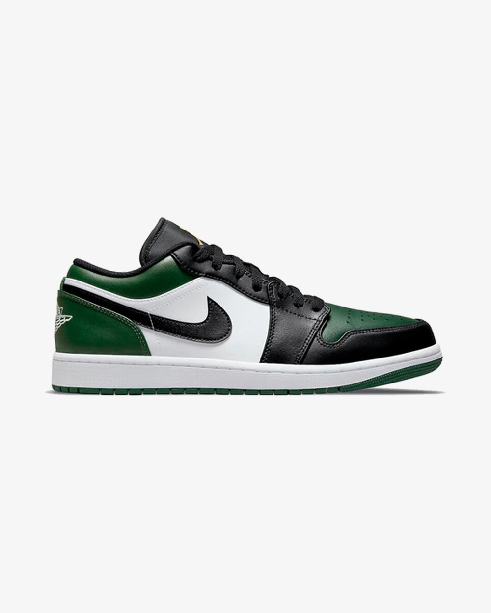 Product photo assigned to Air Jordan 1 Low, Green Toe colorway.