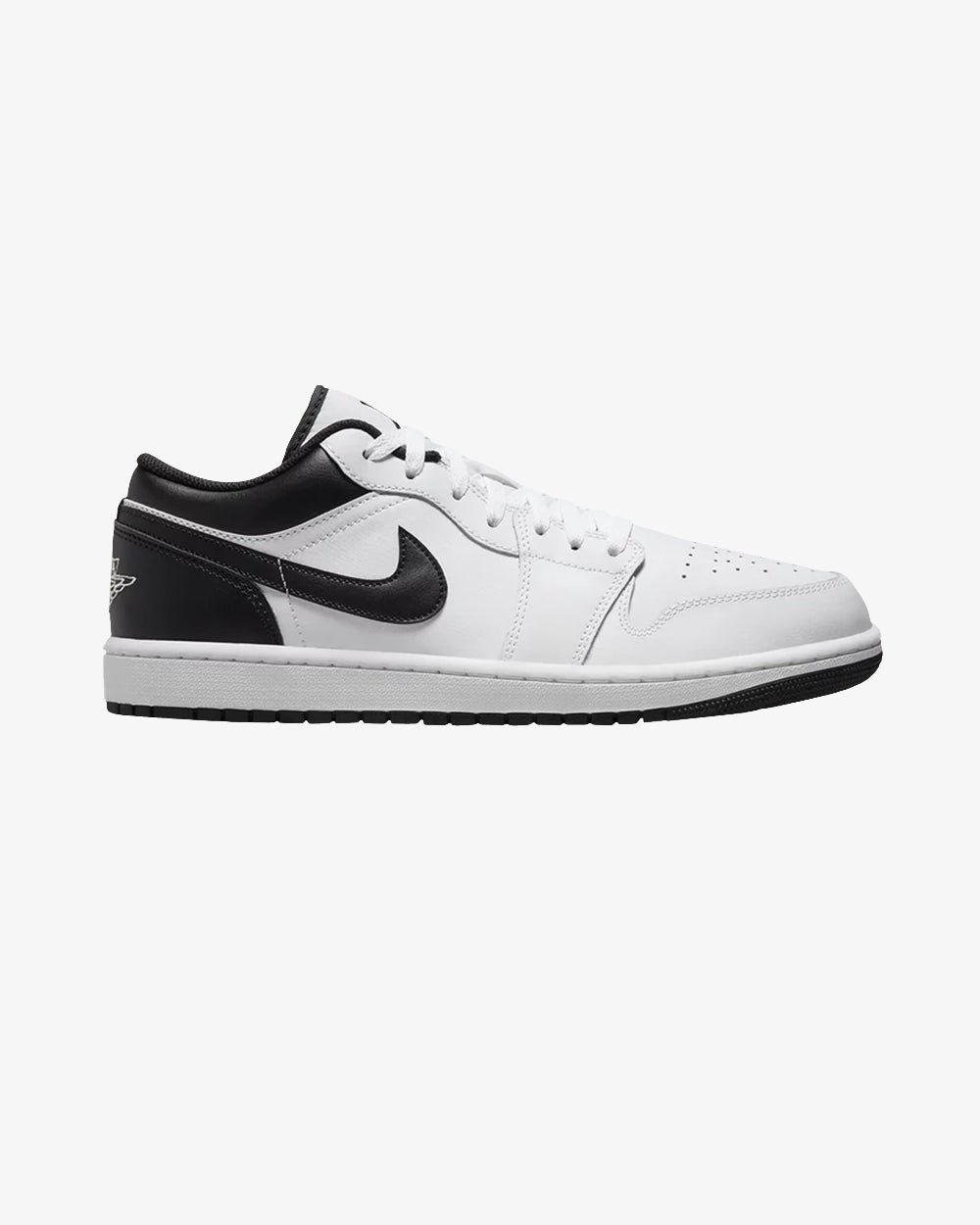 Product photo assigned to Air Jordan 1 Low, Black White colorway.