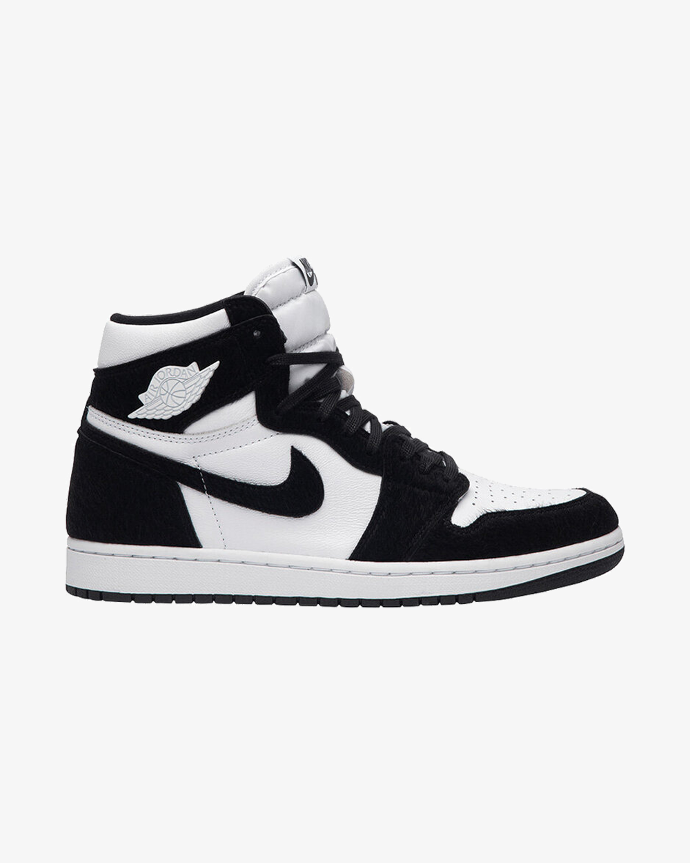 Product photo assigned to Air Jordan 1 High, Pony Twist colorway.