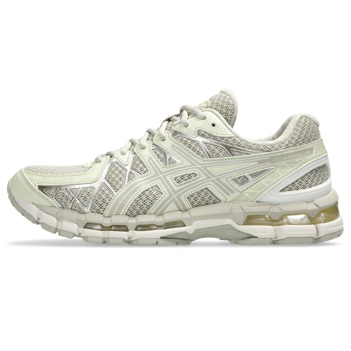 ASICS GEL-KAYANO 20 Fossil Cream style 1203A388-021 official high-resolution lateral product image