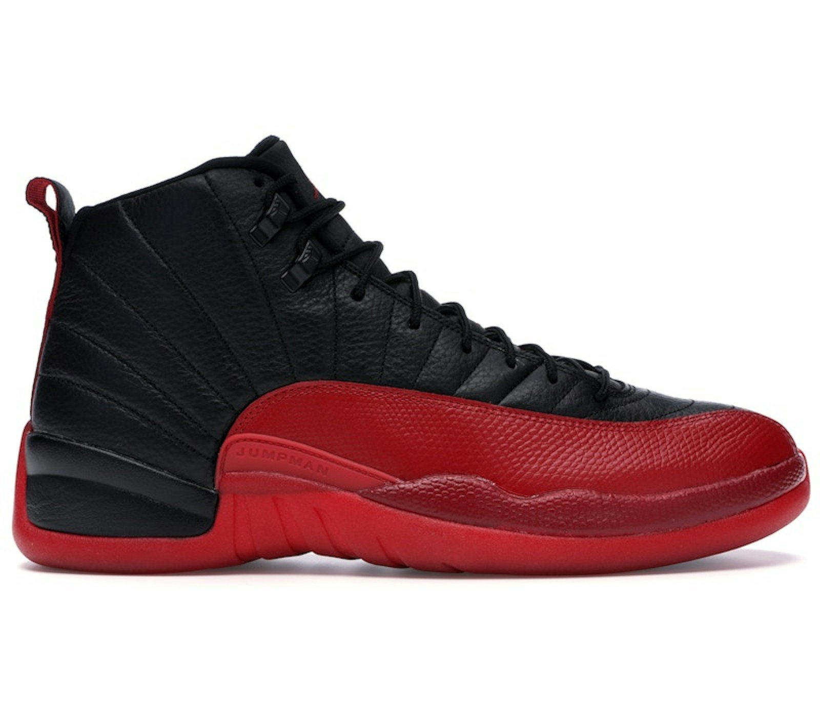 Air Jordan 12 Retro Flu Game black and varsity red product image