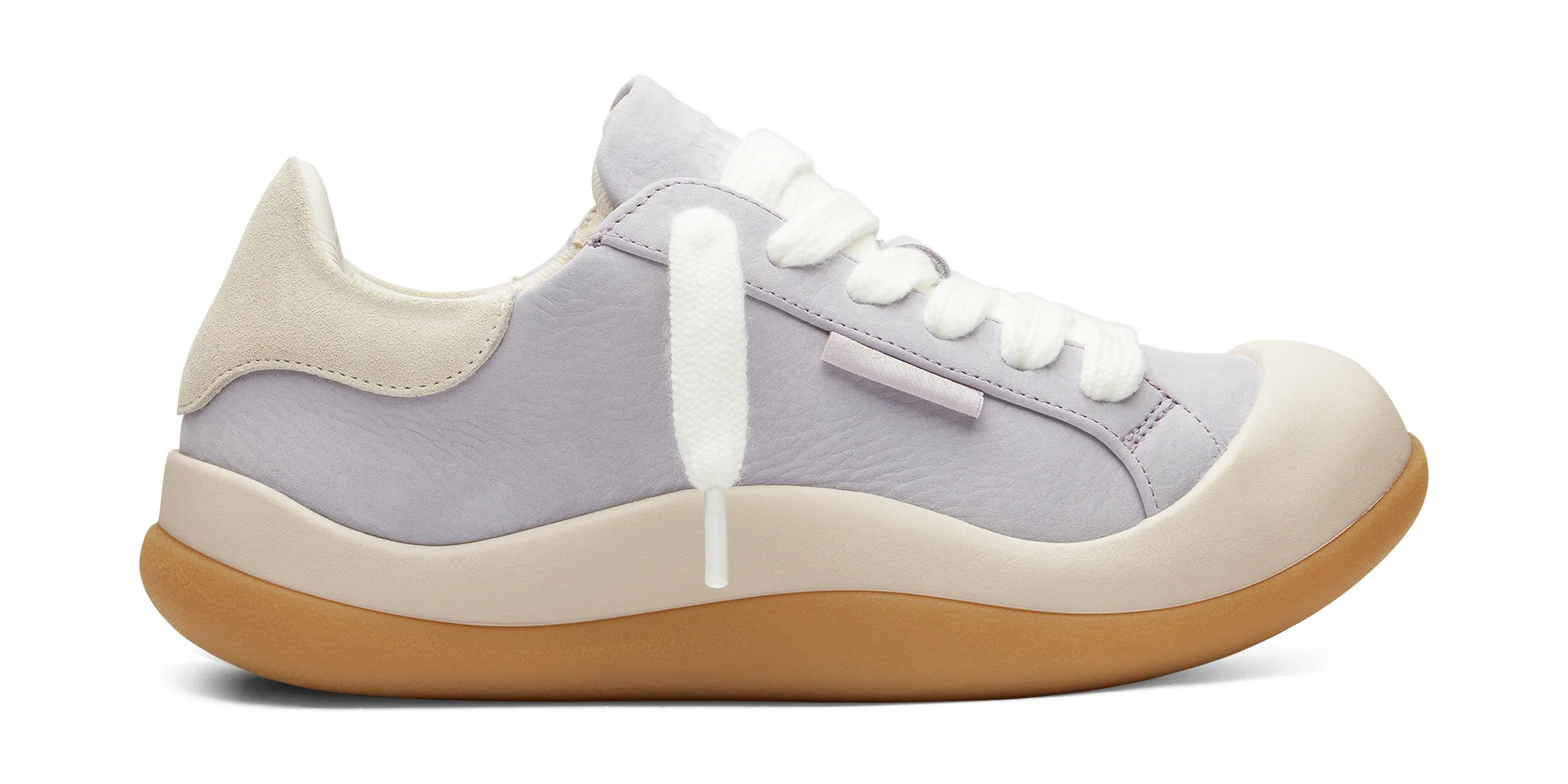 Axel Arigato Squish sneaker in lilac suede with gum sole
