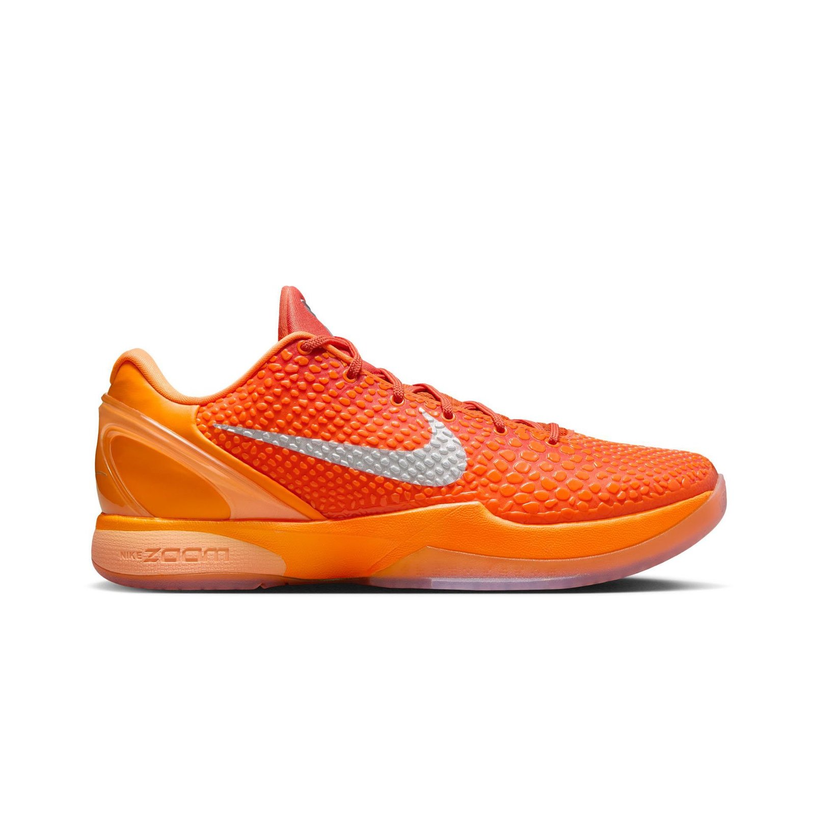 Nike Kobe 6 Protro Total Orange, orange upper with metallic silver Swoosh