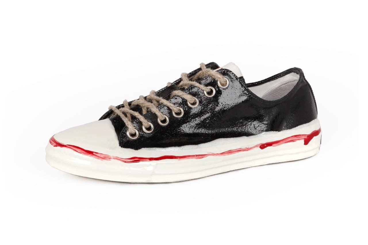Marni Gooey high-top sneaker in mustard yellow