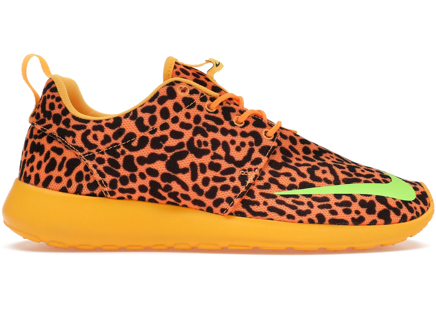Nike Roshe Run FB Bright Citrus Flash Lime Laser Orange Black sneaker